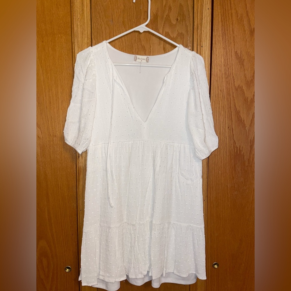 Bride to be white dress size medium